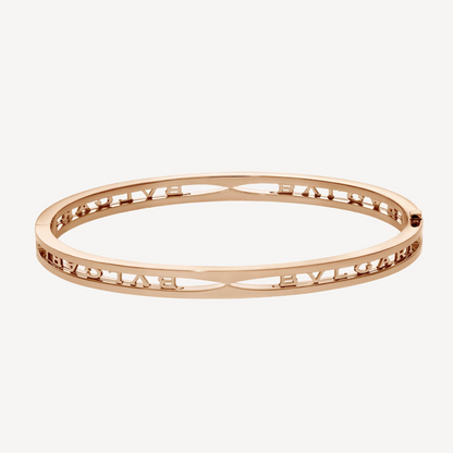 [BLUE TEARS]ZERO 1 SPIRAL LOGO PINK GOLD BRACELET