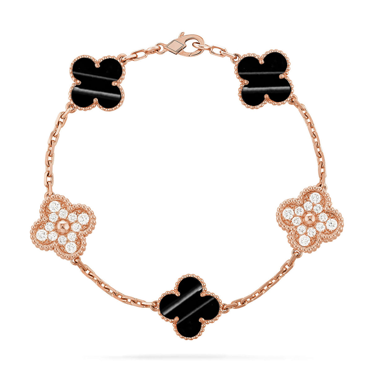 [BLUE TEARS] CLOVER 5 MOTIF PULSAR STONE BRACELET COLLECTION