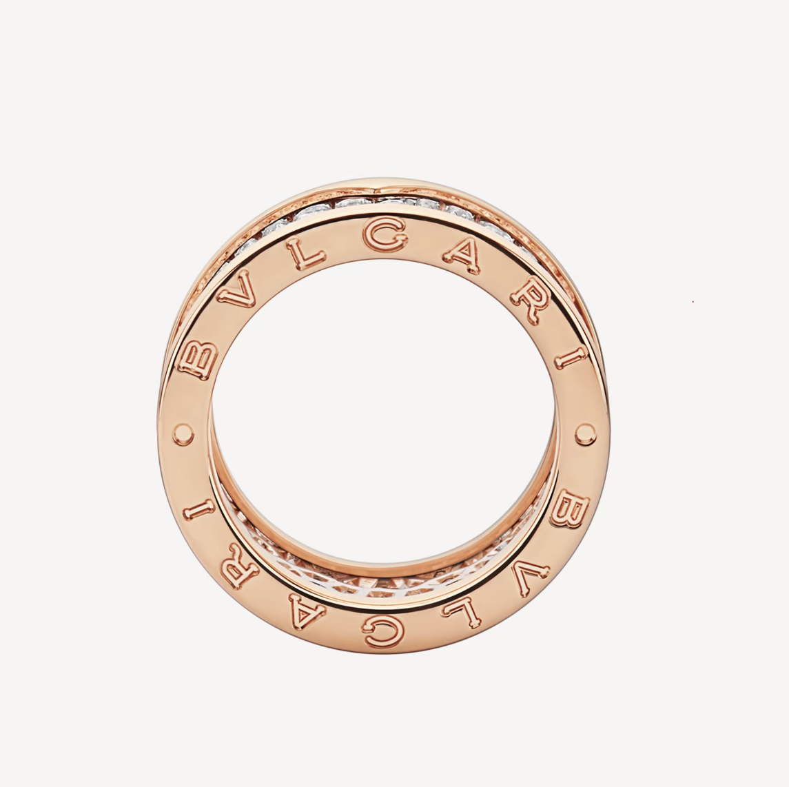 [BLUE TEARS]ZERO 1 WITH PAVED DIAMONDS ON THE SPIRAL RING