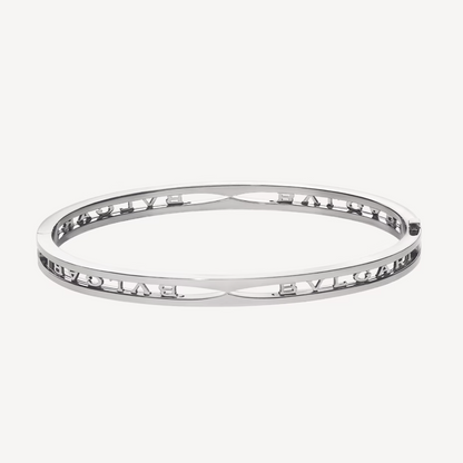 [BLUE TEARS]ZERO 1 SPIRAL LOGO SILVER BRACELET