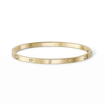 [Blue Tears Jewelry]LOVE BRACELET 3.65MM 10 DIAMONDS