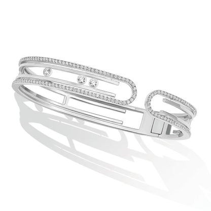 [Blue Tears Jewelry]MOVE 10TH PAVED DIAMOND BRACELET