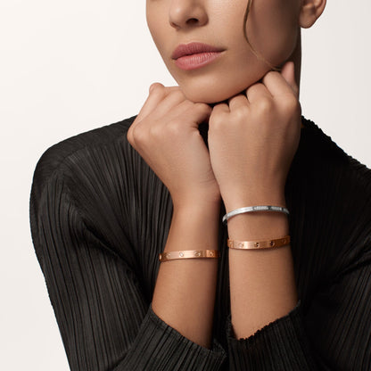 [Blue Tears Jewelry]LOVE BRACELET 6.1MM BRUSHED