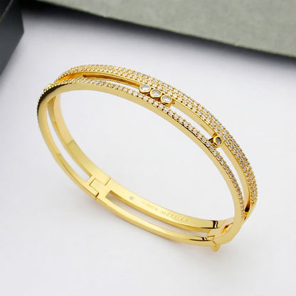 [Blue Tears Jewelry]Move Romane pavé bangle