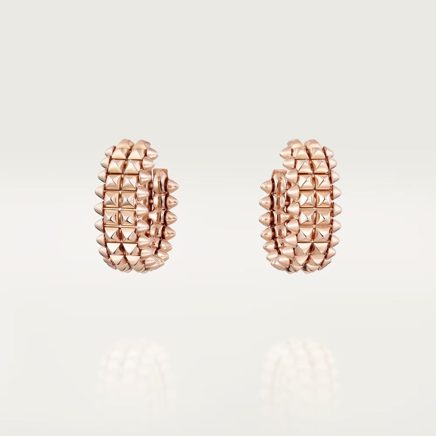 [Blue Tears Jewelry]CLASH 9.2MM DOUBLE ROW EARRINGS