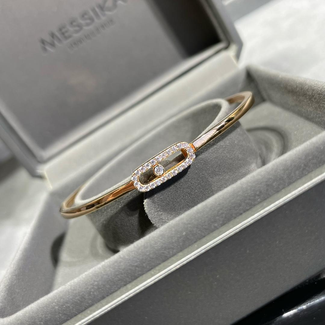[Blue Tears Jewelry]Move Uno pavé flex bangle medium