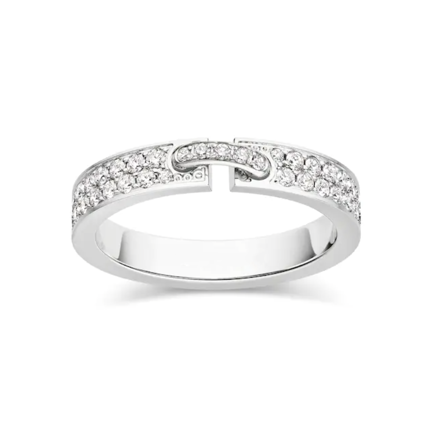 [BLUE TEARS]ALLIANCE LIENS VIDENCE PAVED DIAMOND 4MM RING