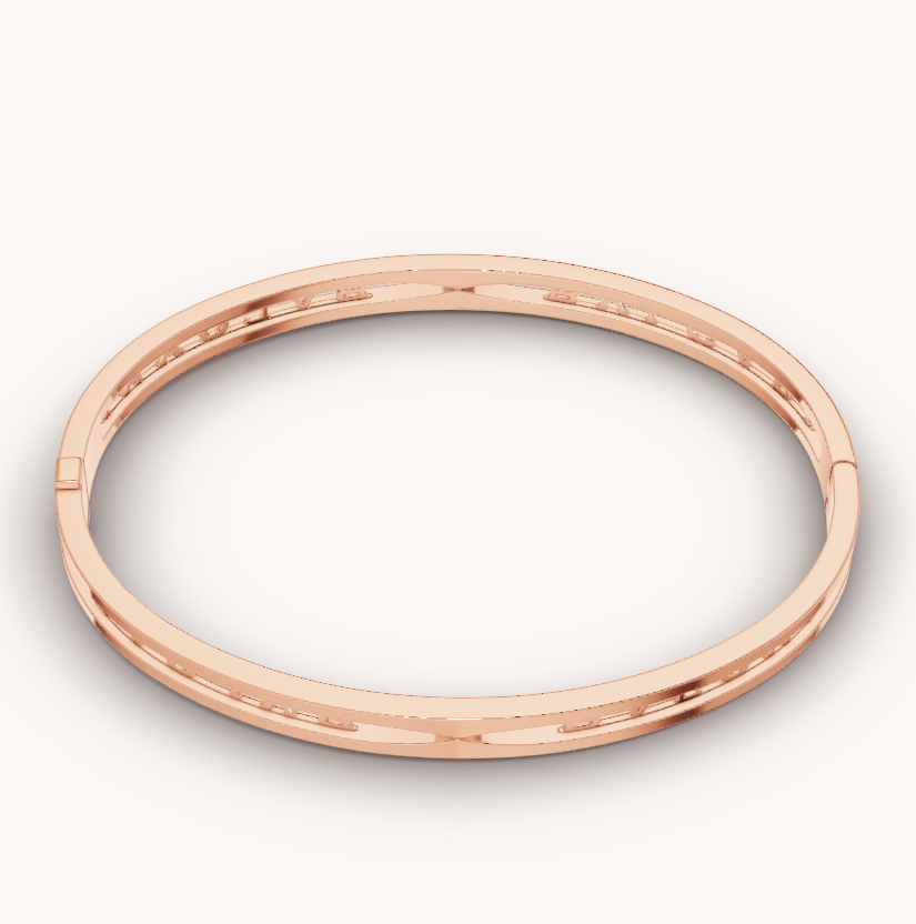 [BLUE TEARS]ZERO 1 SPIRAL LOGO PINK GOLD BRACELET