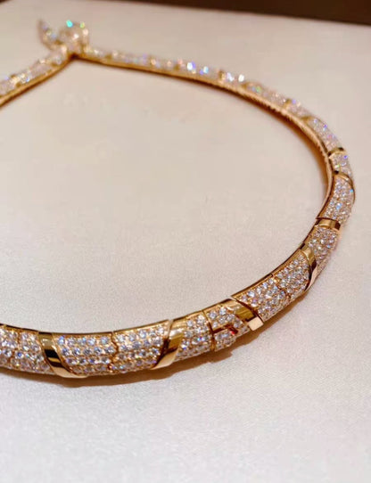 [BLUE TEARS  ]HAUTE COUTURE GOLD SERPENTI NECKLACE