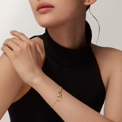[Blue Tears Jewelry]LOVE BRACELET DOUBLE RING