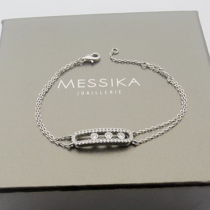 [Blue Tears Jewelry] Move Classique pavé bracelet