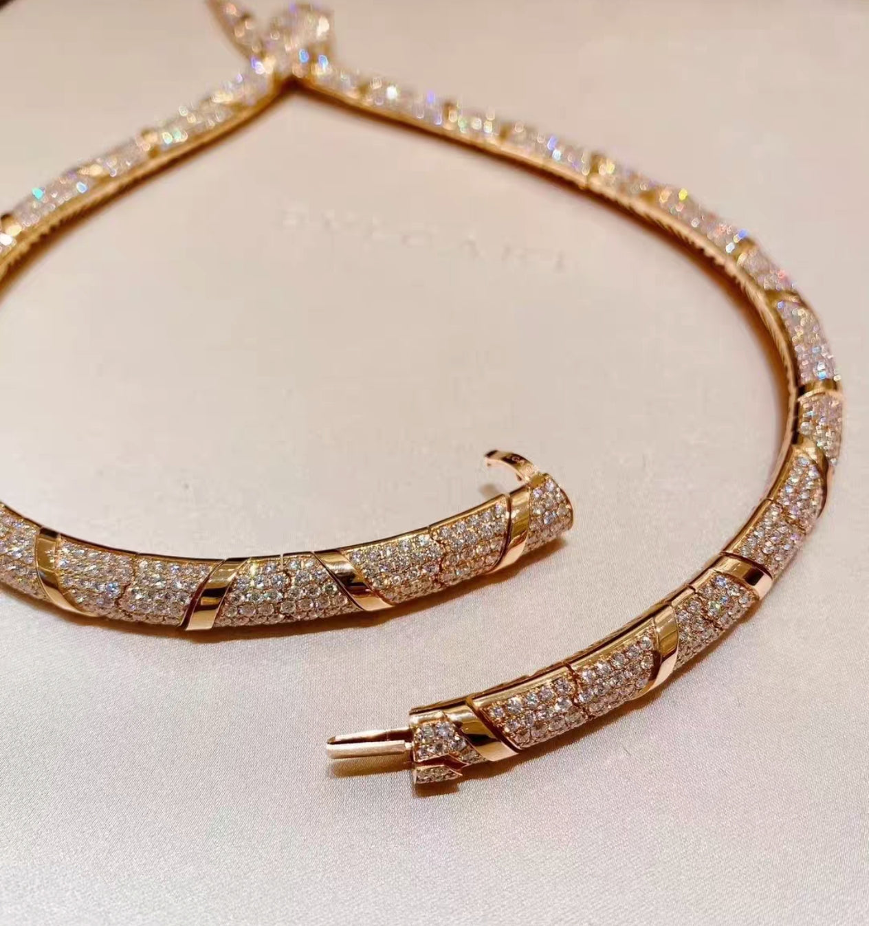 [BLUE TEARS  ]HAUTE COUTURE GOLD SERPENTI NECKLACE