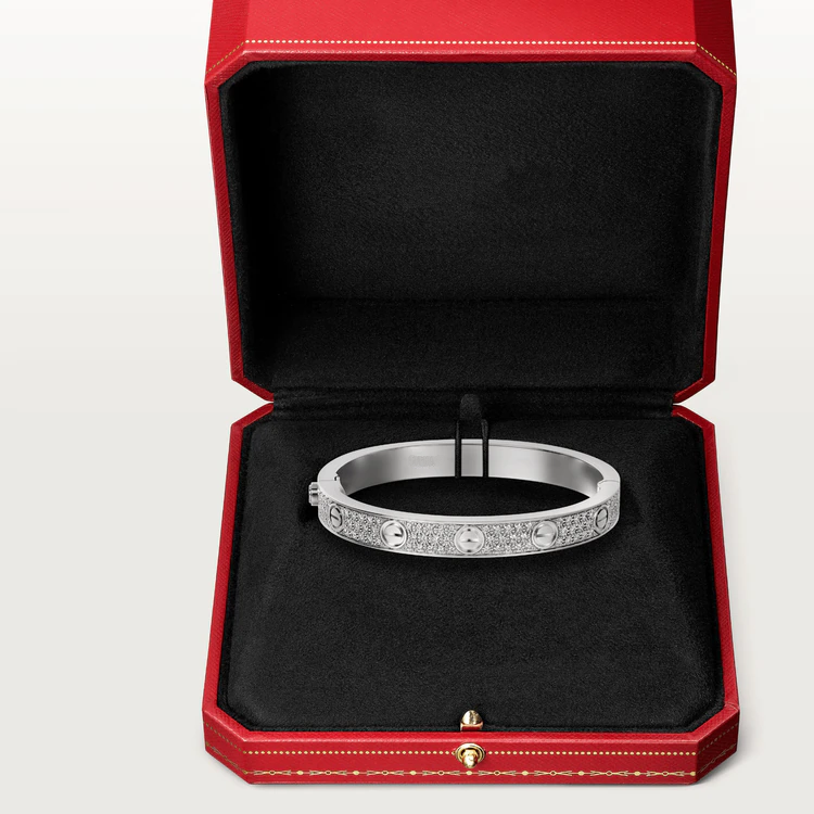 [BLUE TEARS]LOVE BRACELET 6.1MM DIAMOND-PAVED