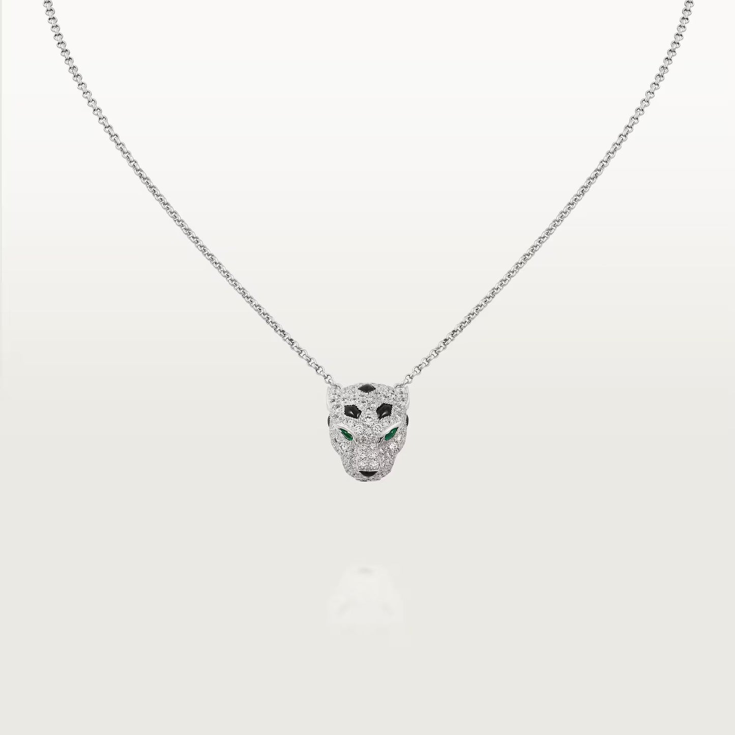 [Blue Tears Jewelry]PANTHERE FULL DIAMOND NECKLACE