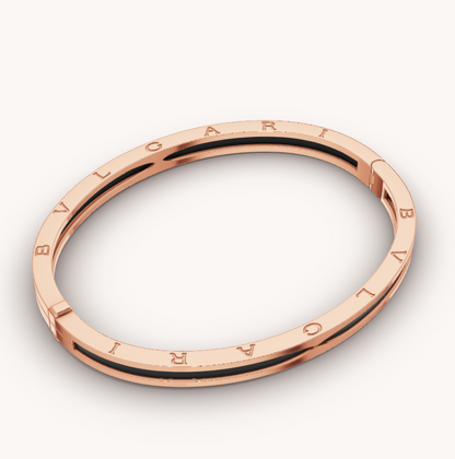 [BLUE TEARS]ZERO 1 PINK GOLD WITH BLACK CERAMIC BRACELET