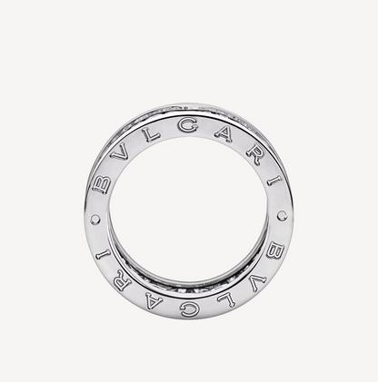 [BLUE TEARS]ZERO 1 WITH PAVED DIAMONDS ON THE SPIRAL RING