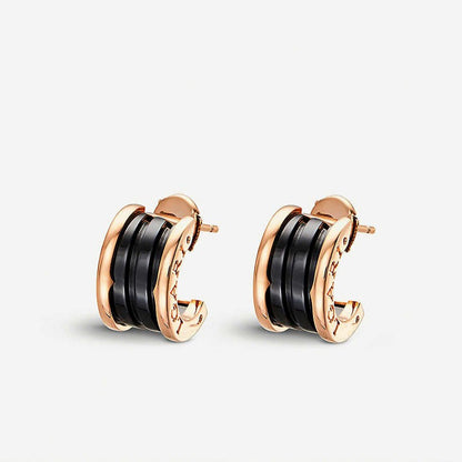 [BLUE TEARS]ZERO 1 PINK GOLD CERAMIC EARRINGS
