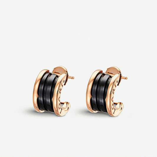 [BLUE TEARS]ZERO 1 PINK GOLD CERAMIC EARRINGS