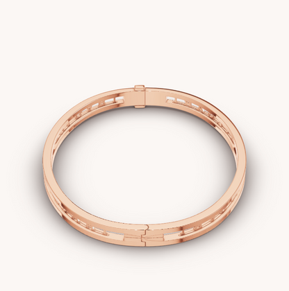 [BLUE TEARS]ZERO 1 SPIRAL LOGO PINK GOLD BRACELET