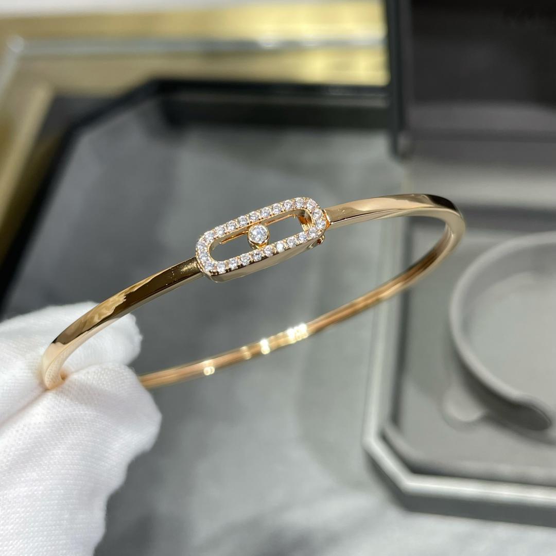 [Blue Tears Jewelry]Move Uno pavé flex bangle medium