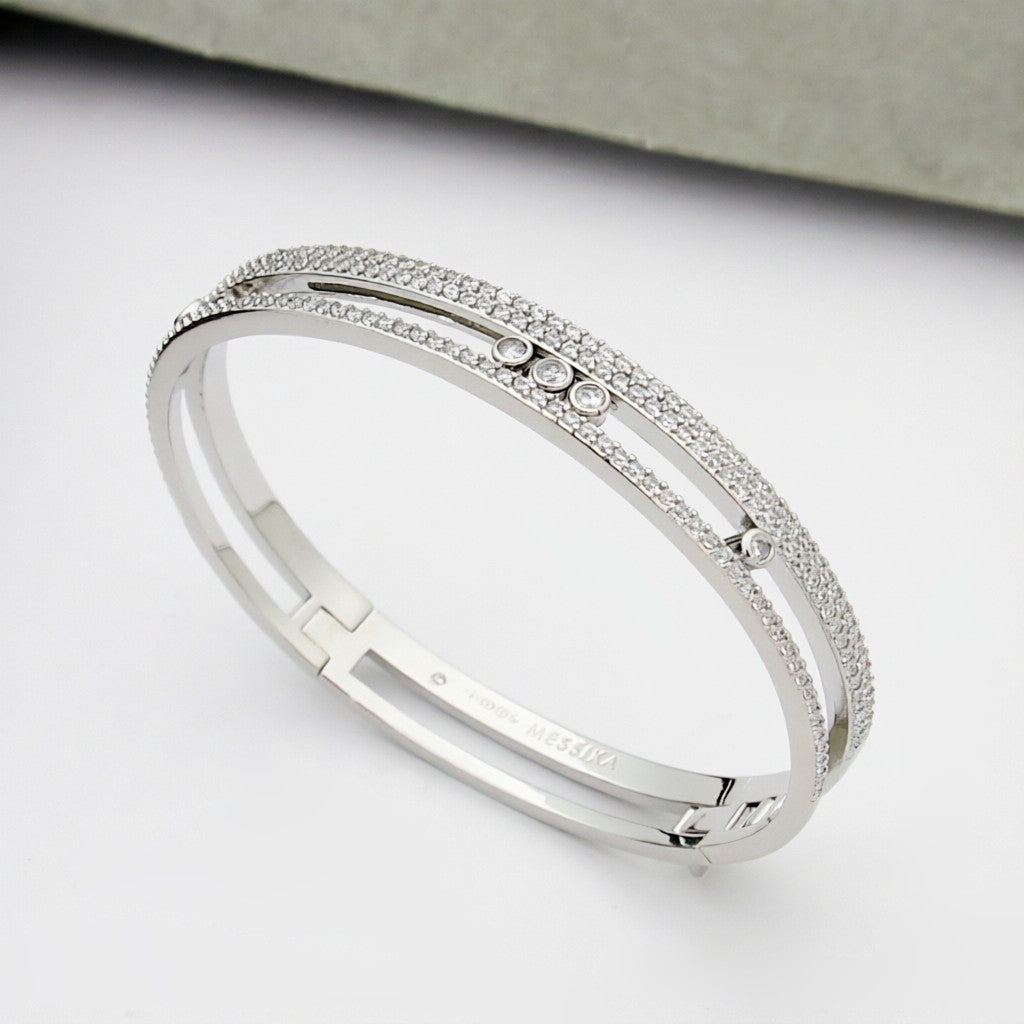 [Blue Tears Jewelry]Move Romane pav¨¦ bangle