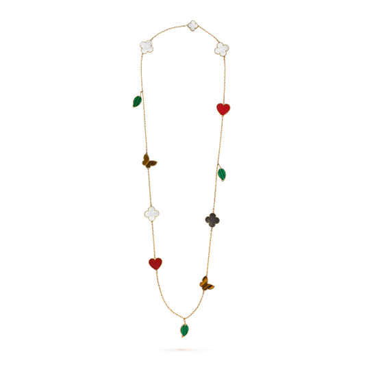 [BLUE TEARS]Lucky Alhambra Long Necklace-12 Designs