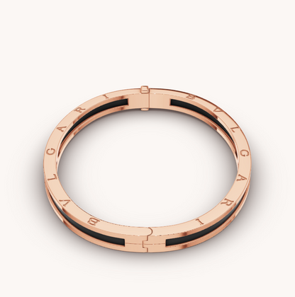 [BLUE TEARS]ZERO 1 PINK GOLD WITH BLACK CERAMIC BRACELET