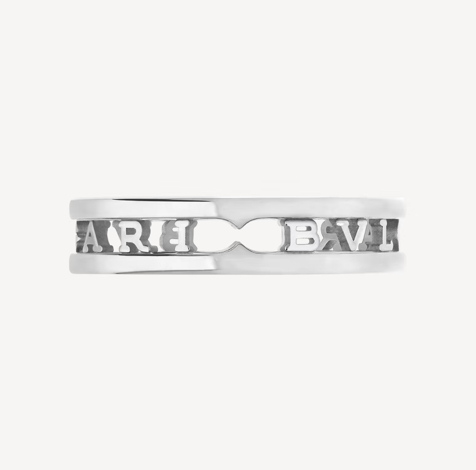 [BLUE TEARS]ZERO 1 ONE-BAND WITH OPENWORK LOGO SPIRAL RING