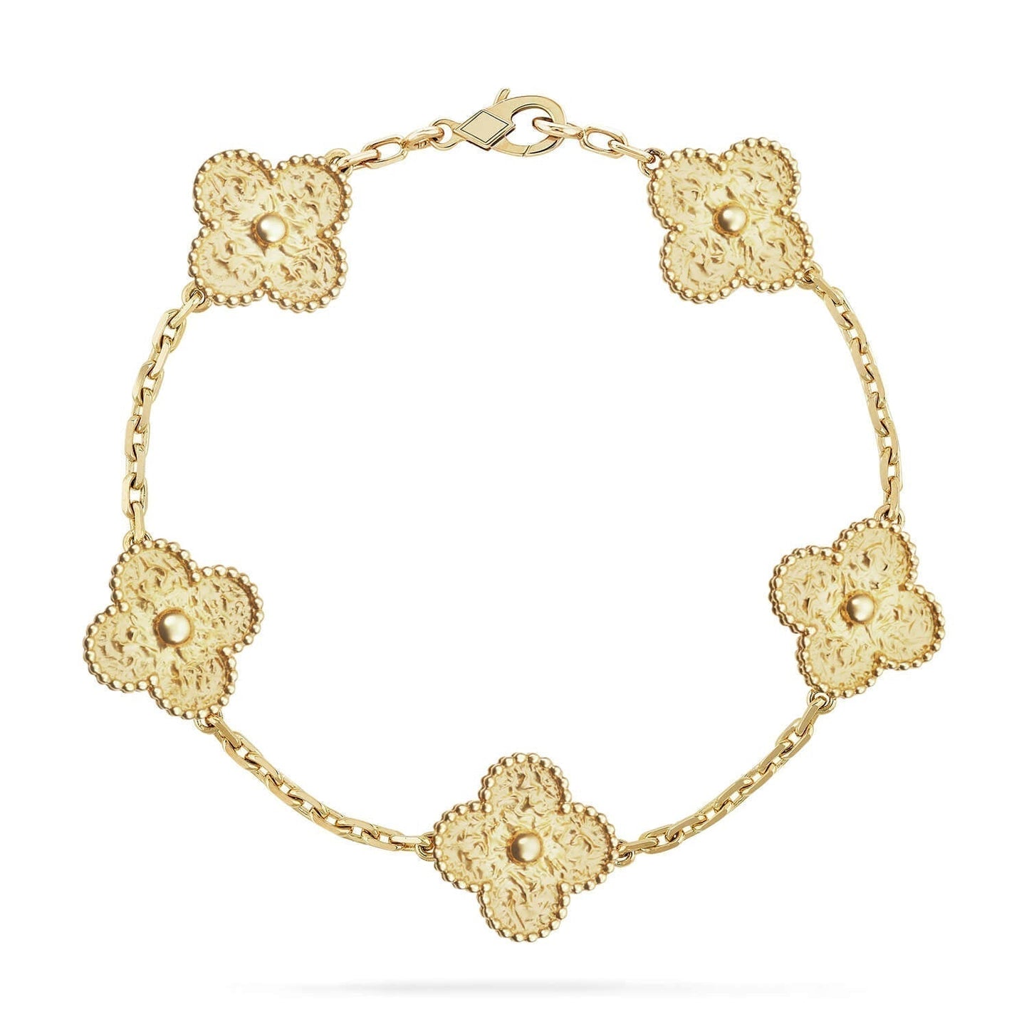 [BLUE TEARS]CLOVER 5 MOTIFS BRONZING BRACELET