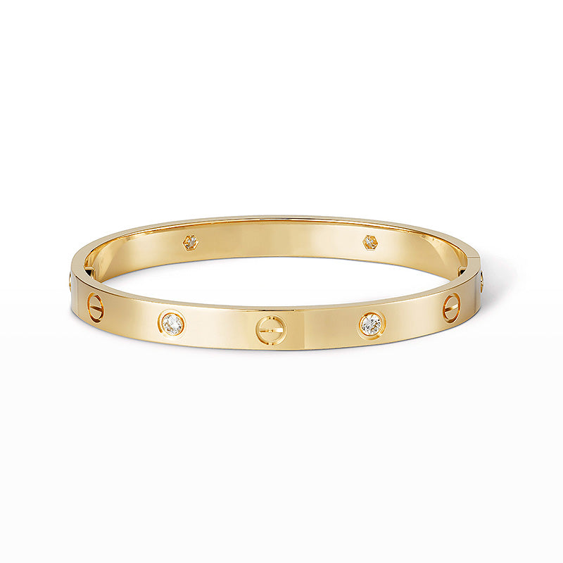 [BLUE TEARS]LOVE BRACELET 6.1MM 4 DIAMONDS