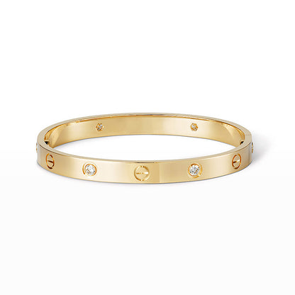 [BLUE TEARS]LOVE BRACELET 6.1MM 4 DIAMONDS
