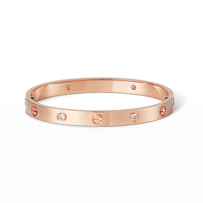 [BLUE TEARS]LOVE BRACELET 6.1MM 4 DIAMONDS