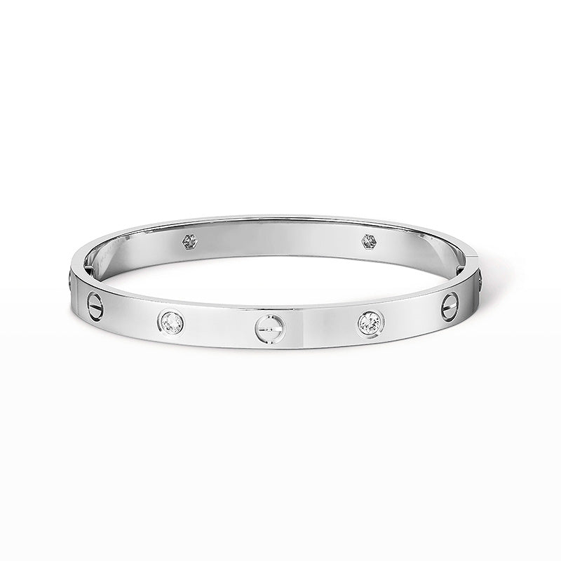 [BLUE TEARS]LOVE BRACELET 6.1MM 4 DIAMONDS