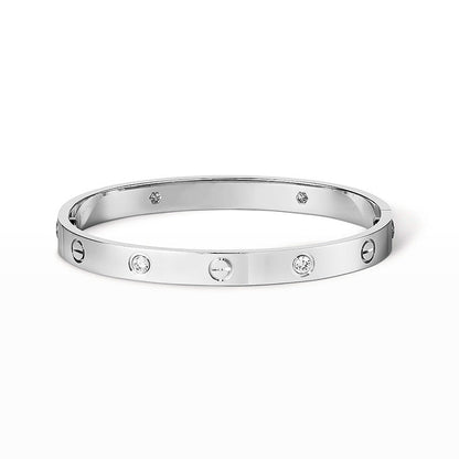 [BLUE TEARS]LOVE BRACELET 6.1MM 4 DIAMONDS