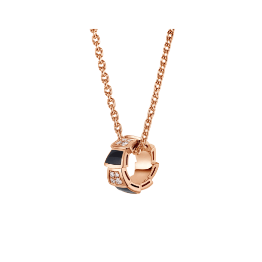 [BLUE TEARS]SERPENTI PEDANT DIAMOND NECKLACE