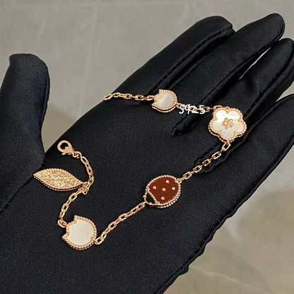 [BLUE TEARS]LUCKY SPRING 5 MOTIF BRACELET
