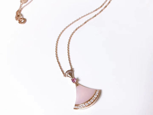 [BLUE TEARS]DREAM NECKLACE PINK MOP DIAMOND