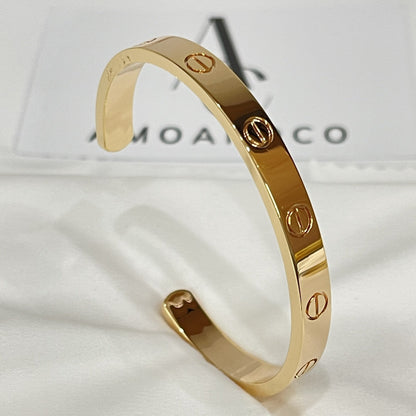 [Blue Tears Jewelry]LOVE BRACELET 6.1MM OPEN CUFF