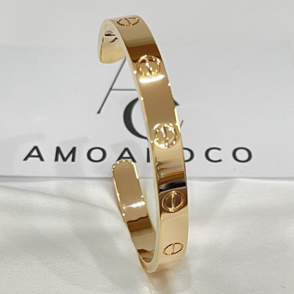 [Blue Tears Jewelry]LOVE BRACELET 6.1MM OPEN CUFF