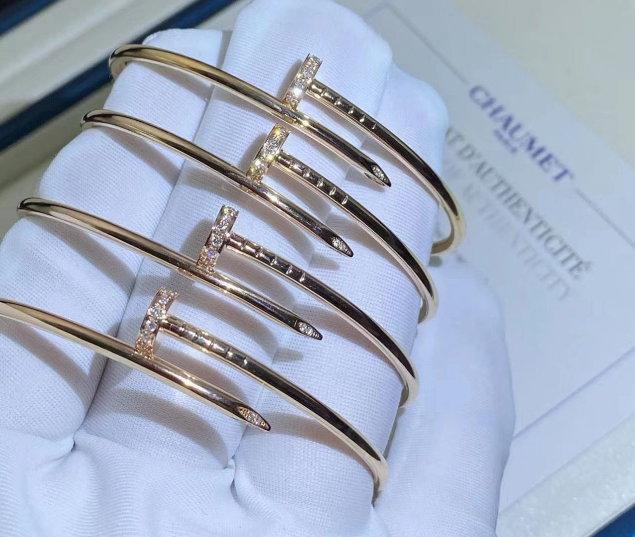 [BLUE TEARS]JUSTE BRACELET 2.5MM DIAMONDS