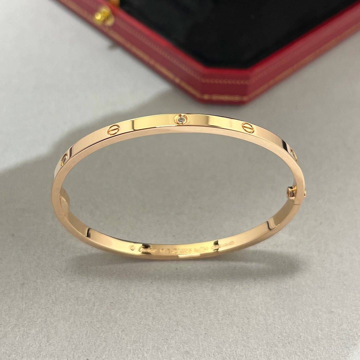 [Blue Tears Jewelry]LOVE BRACELET 3.65MM 6 DIAMONDS