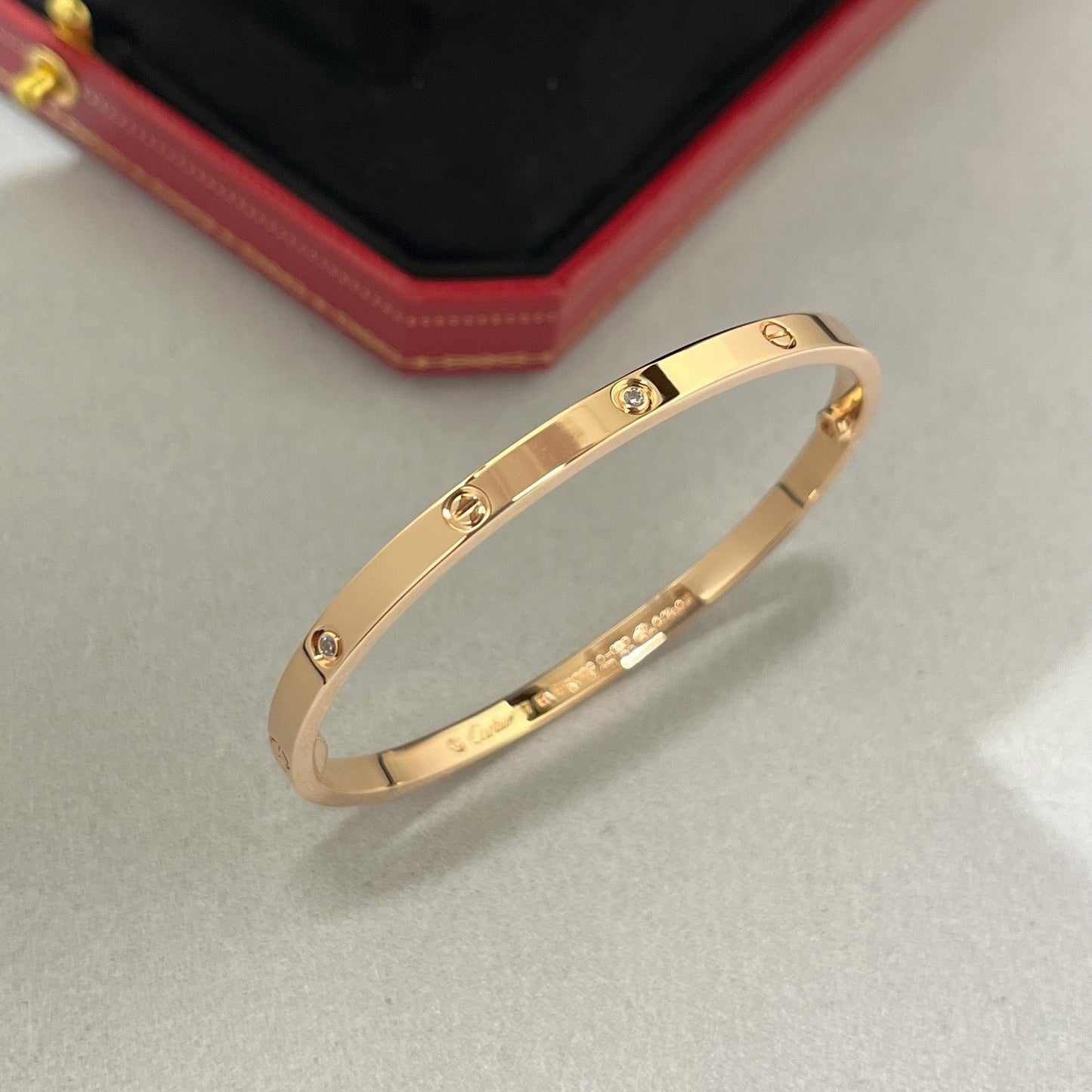 [Blue Tears Jewelry]LOVE BRACELET 3.65MM 6 DIAMONDS