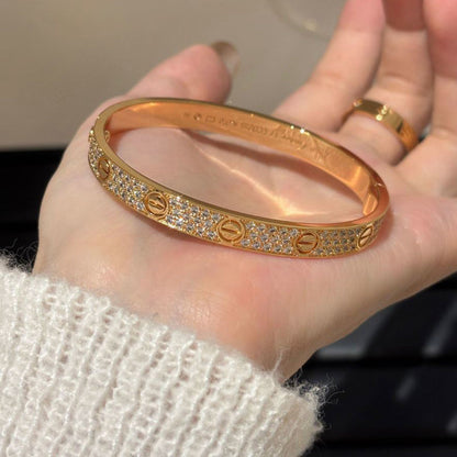 [Blue Tears Jewelry]LOVE BRACELET 6.1MM DIAMOND-PAVED