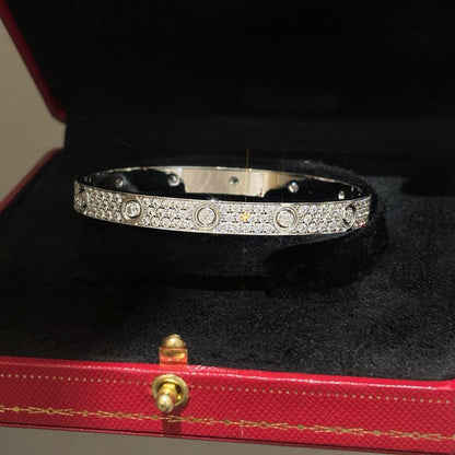 [Blue Tears Jewelry]LOVE BRACELET 6.1MM DIAMOND-PAVED 10 BIG DIAMONDS