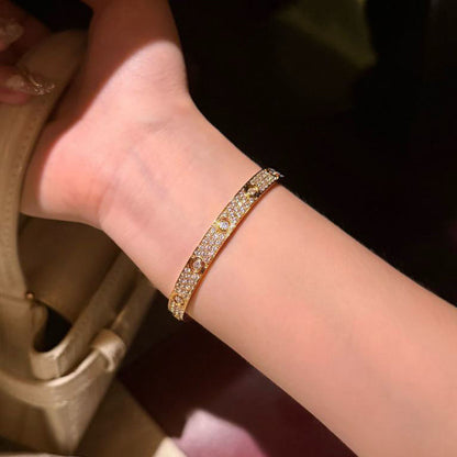 [Blue Tears Jewelry]LOVE BRACELET 6.1MM DIAMOND-PAVED 10 BIG DIAMONDS