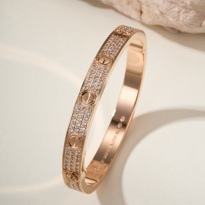 [Blue Tears Jewelry]LOVE BRACELET 6.1MM DIAMOND-PAVED