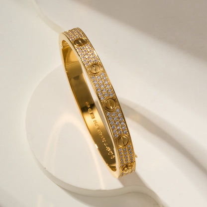 [Blue Tears Jewelry]LOVE BRACELET 6.1MM DIAMOND-PAVED