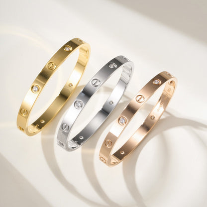 [Blue Tears Jewelry]LOVE BRACELET 6.1MM 4 DIAMONDS