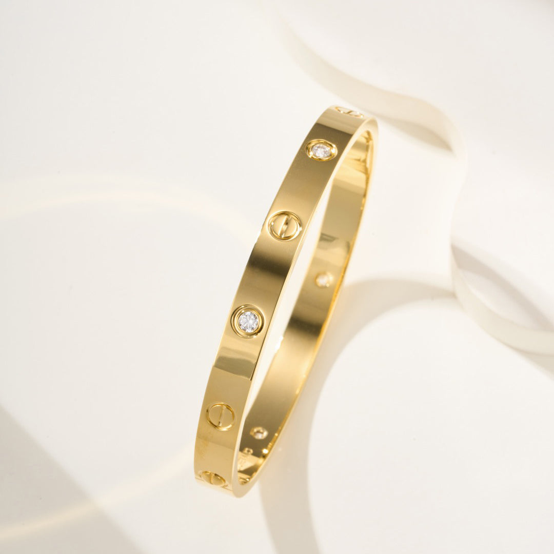 [Blue Tears Jewelry]LOVE BRACELET 6.1MM 4 DIAMONDS