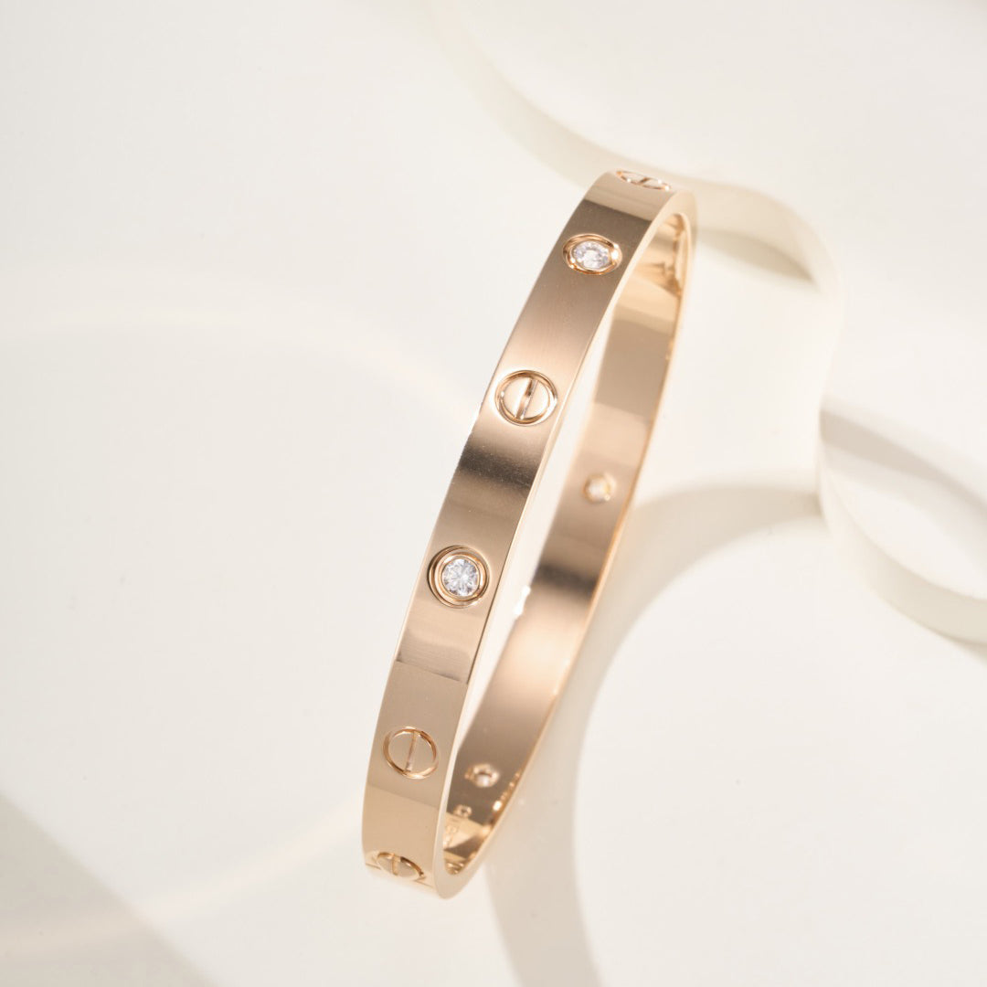 [Blue Tears Jewelry]LOVE BRACELET 6.1MM 4 DIAMONDS